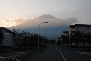 View of Mt. Fuji from Camp Fuji (Marines)