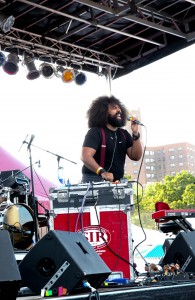 Reggie Watts performs at Afropunk