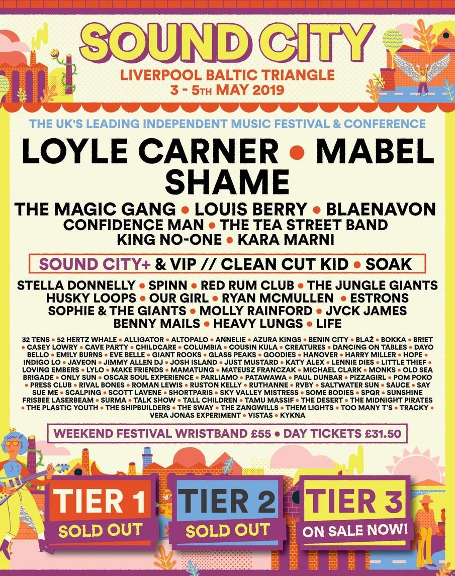 News: More acts announced for Liverpool Sound City 2019 | Latest Music  News, Features and Interviews | Amazing Radio