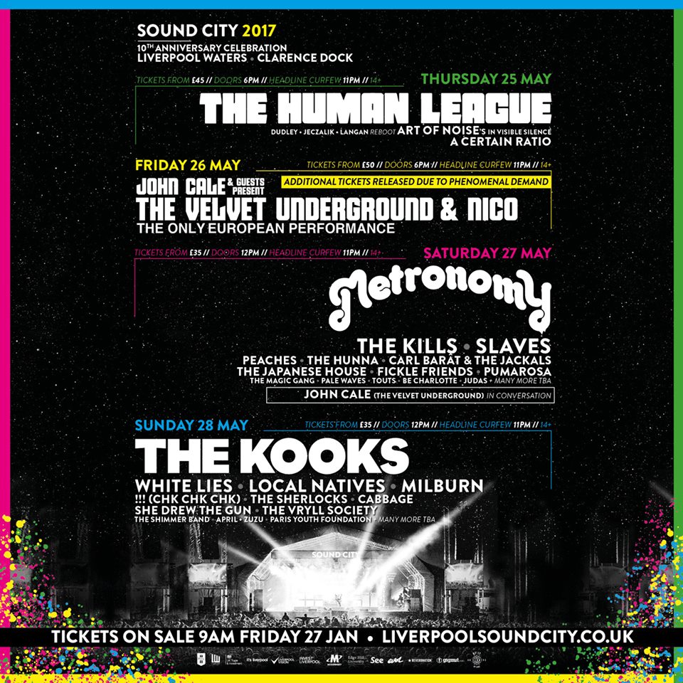 News: First names announced for Liverpool Sound City 2017 | Latest ...