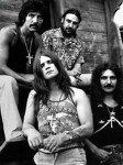 Black Sabbath sporting some pretty rad mustaches (except Ozzy)