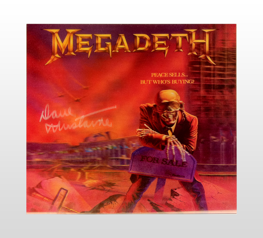 Megadeth Signed Art Flat